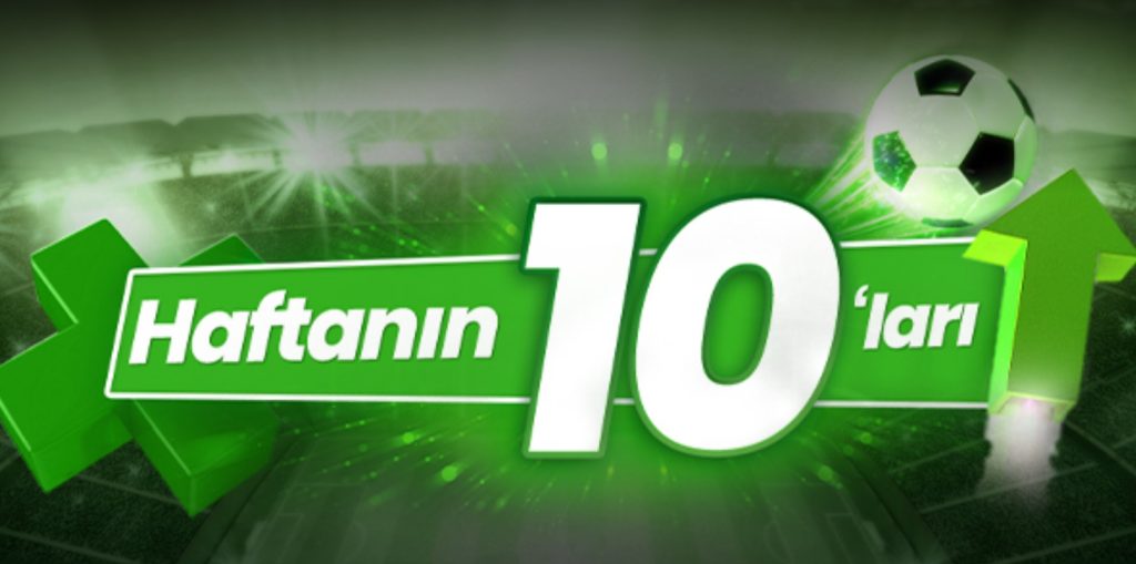 Haftanın Maçlarına 10 Oran İle 2.500 TL Kazanç - Her Hafta